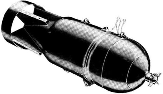 Рисунок противолодочной бомбы AN-Mk-17 Mod 2