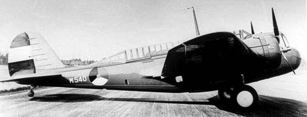 Бомбардировщик Martin Model 139WH-3
