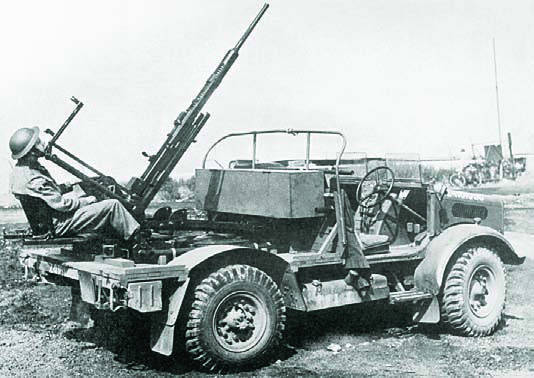 Автомобиль Bedford MWG с 20-мм пушкой