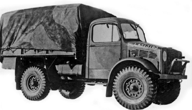 Рисунок грузовика Bedford ОХD