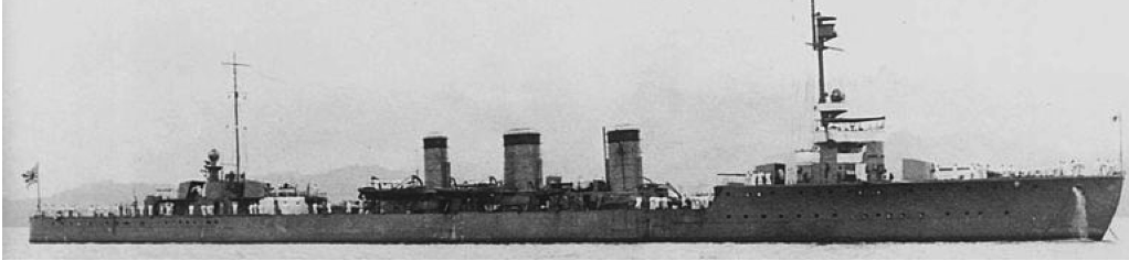 Легкий крейсер «Tatsuta»
