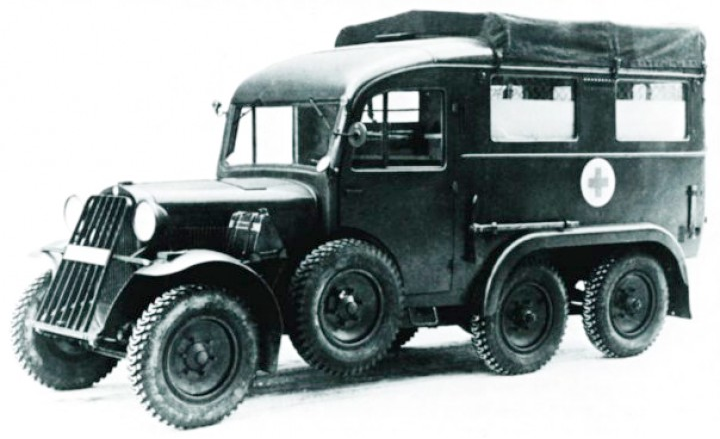 Санитарная машина на базе грузовика Steyr-640 (40-D)