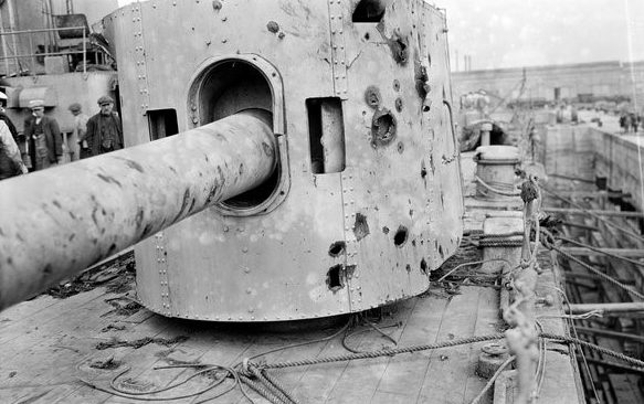 Корабельное орудие BL-6 inch Mk-XII в одноорудийной башне