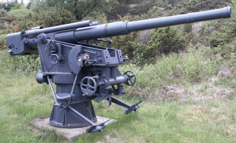 Корабельное орудие 8,8-cm SK C/30 naval gun