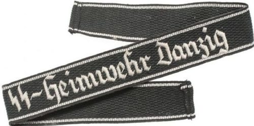 Нарукавная офицерская лента штандарта «SS-Heimwehr Danzig».