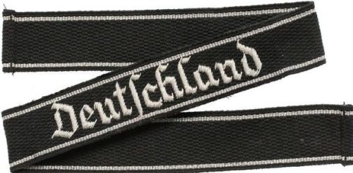 Нарукавная офицерская лента штандарта СС «Deutschland». 