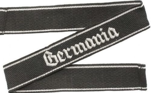 Нарукавная офицерская лента штандарта СС «Germania». 