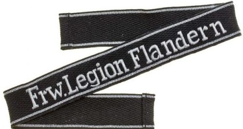 Нарукавная офицерская лента добровольческого легиона «Фландрия».
