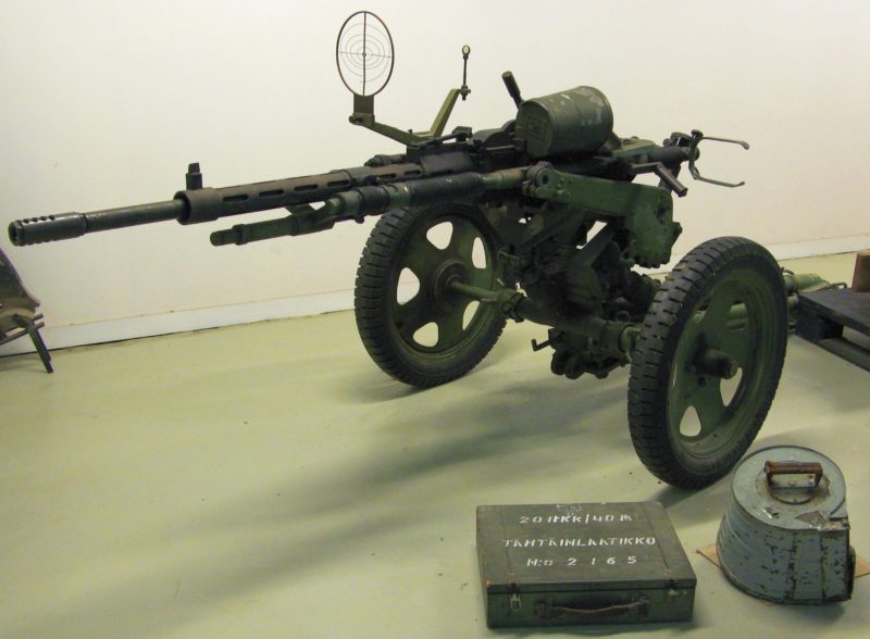 Зенитная пушка 20-mm Madsen