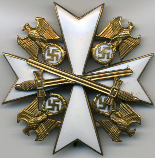 Орден Немецкого Орла 4 класса с мечами.