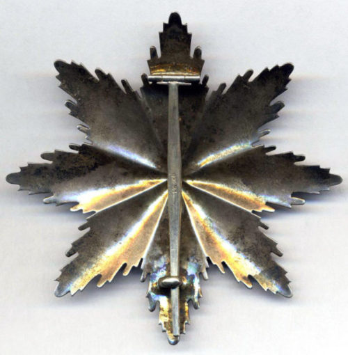 Реверс звезды к Большому Кресту Ордена немецкого Орла