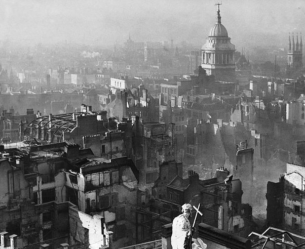 Вид с крыши. Лондон. Декабрь 1940 г.
