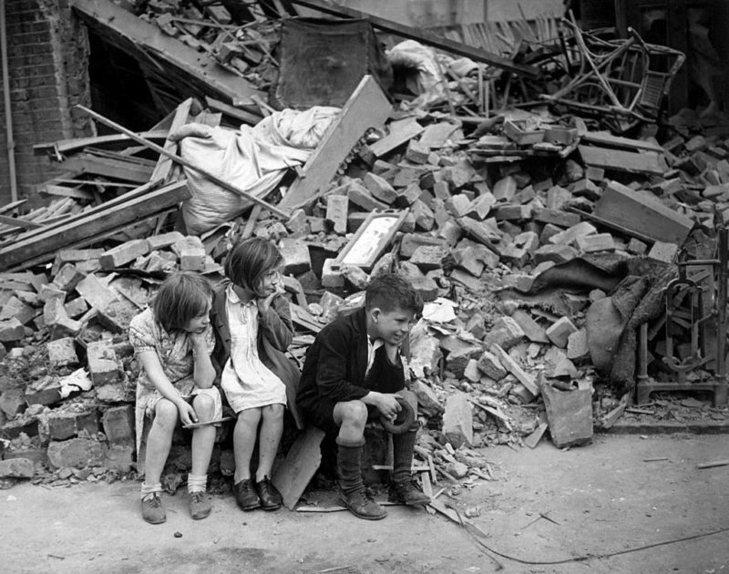 Дети войны. Лондон. 1941 г