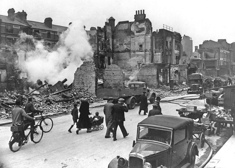 Улица Лондона. 1941 г.