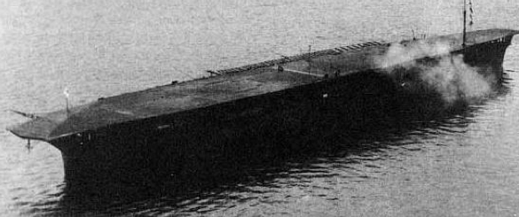 Авианосец «Hosho» после модернизации 1924 г.