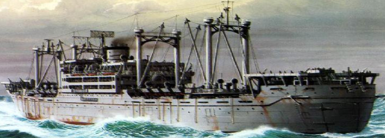 Рисунок десантного корабля «Tamatsu Maru»