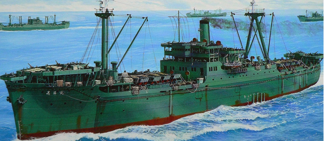 Рисунок десантного корабля «Takatsu Maru»