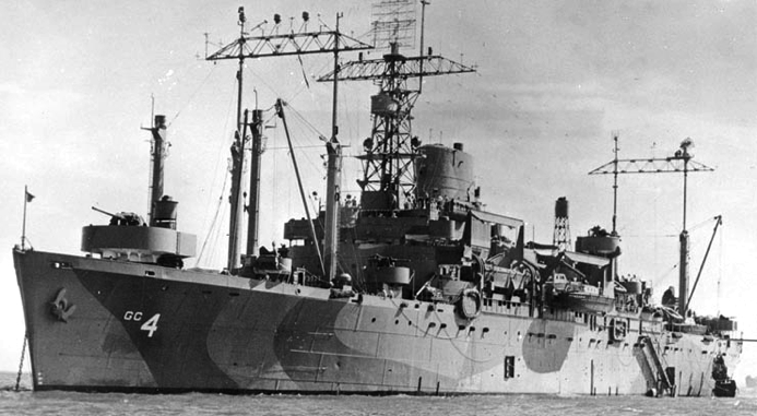 Командный десантный корабль «Аncon» (AGC-4)