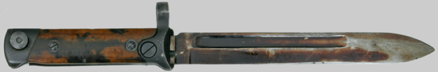 Штык обр. 1938 г. с зафиксированным клинком к винтовкам и карабинам системы Carcano