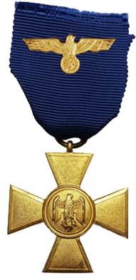 Аверс медали за 25 лет службы.