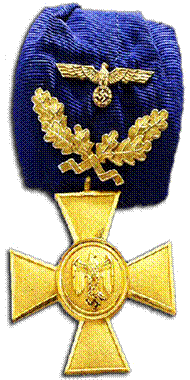 Аверс медали за 40 лет службы.