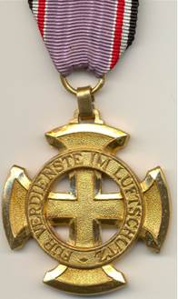 Аверс медали 1 класса «За службу в противовоздушной обороне».