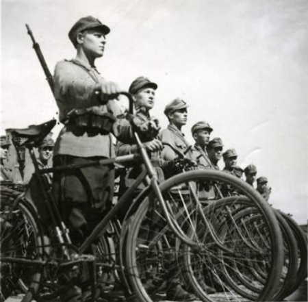 Финские велосипедисты. 1921 г.