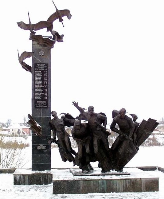 г. Полоцк. Памятник 23-м воинам-гвардейцам