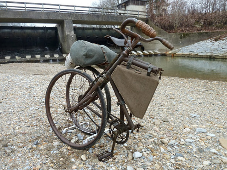 Велосипед «Бьянки» в сложенном виде