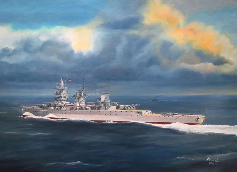 Albornoz Pablo. Крейсер «Admiral Graf Spee».