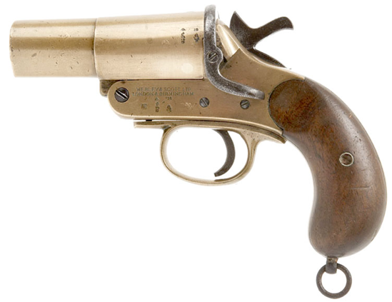 Сигнальный пистолет Webley & Scott №1 Mk-III образец 1911 г.