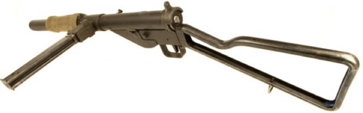 Бесшумный пистолет-пулемет STEN Mk-IIS