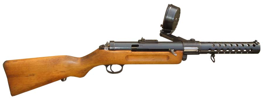 Пистолет-пулемет МР-18.1 с барабанным магазином