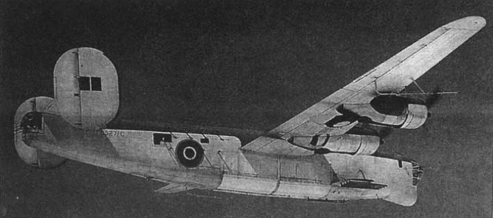 Авиационная РЛС SCR-717-A на бомбардировщике B-24
