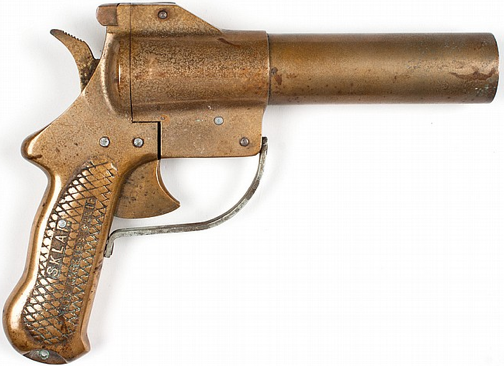 Сигнальный пистолет Brass sklar flare pistol