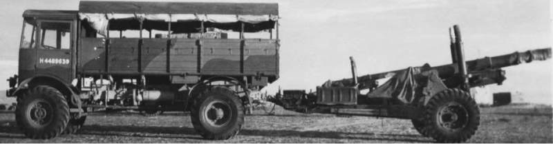 Средний артиллерийский колесный тягач AEC Matador