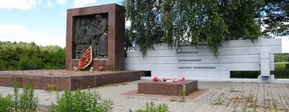 д. Литавец Дзержинского р-на. Памятник сожженной деревне