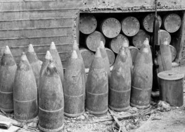 Снаряды и гильзы 200-мм