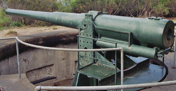 Пушка BL-6 inch Gun Mk-VII береговое орудие