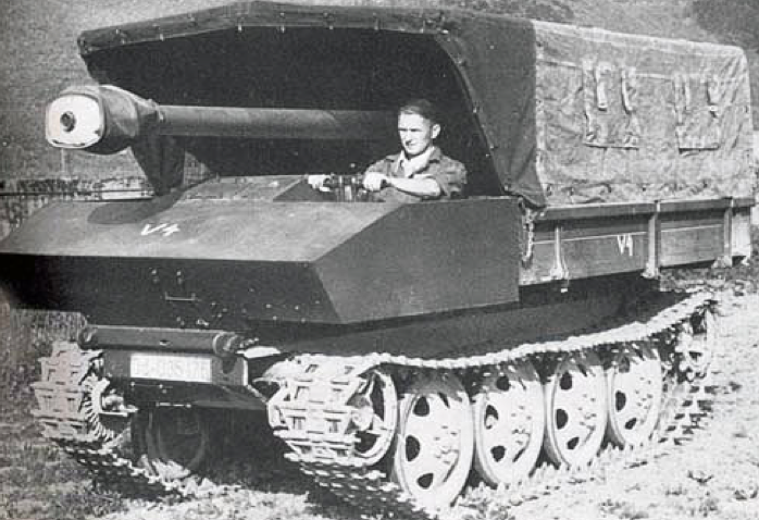 САУ 7,5-cm PaK-40/4 auf Raupenschlepper Ost (Sf)