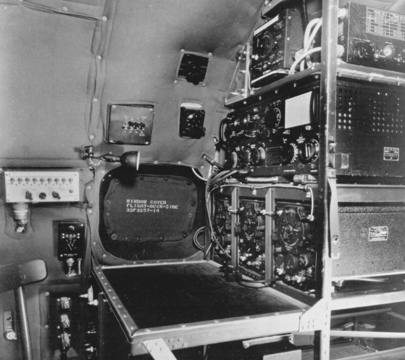 Слежечный комплект, установленный на PBY-5A Каталина