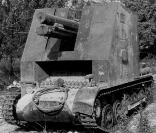 САУ 15-cm SIG-33 Sfl. auf Pz.KpfW.I Ausf B ohne Aufbau (Sturmpanzer I)