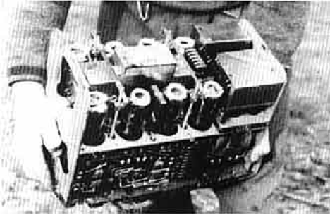 Радиоприемник мины Ф-10, извлеченный из кожуха