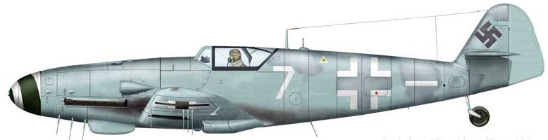 Bradic Srecko. Истребитель Bf-109G-6.
