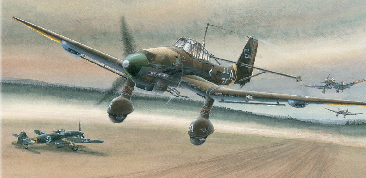 Gripenberg Sture. Штурмовик Ju-87.