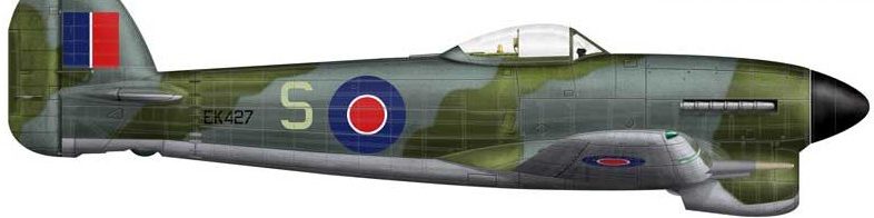 Bradic Srecko. Истребитель Hawker Typhoon.