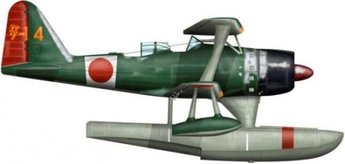 Bradic Srecko. Гидросамолет Mitsubishi F-1M.