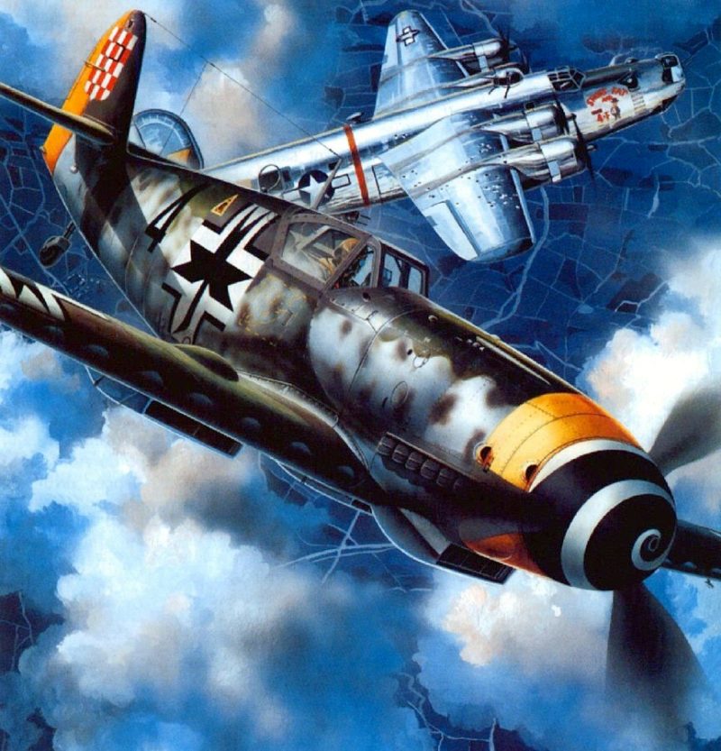 Frka Danijel. Истребитель Bf-109G.