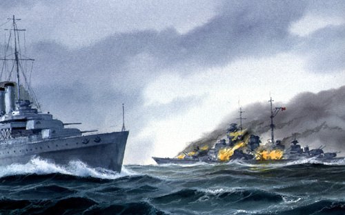 Sjöström Håkan. Пожар на линкоре «Bismarck».