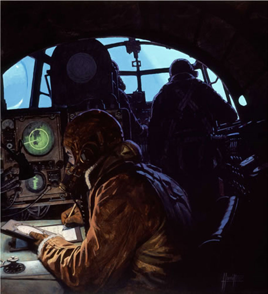 Hamilton Alex. Штурман бомбардировщика Avro Lancaster В-1.